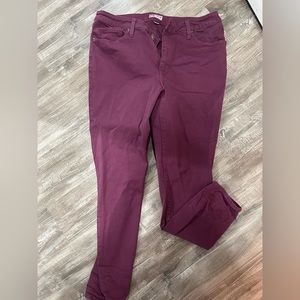 Purple Skinny Jeans